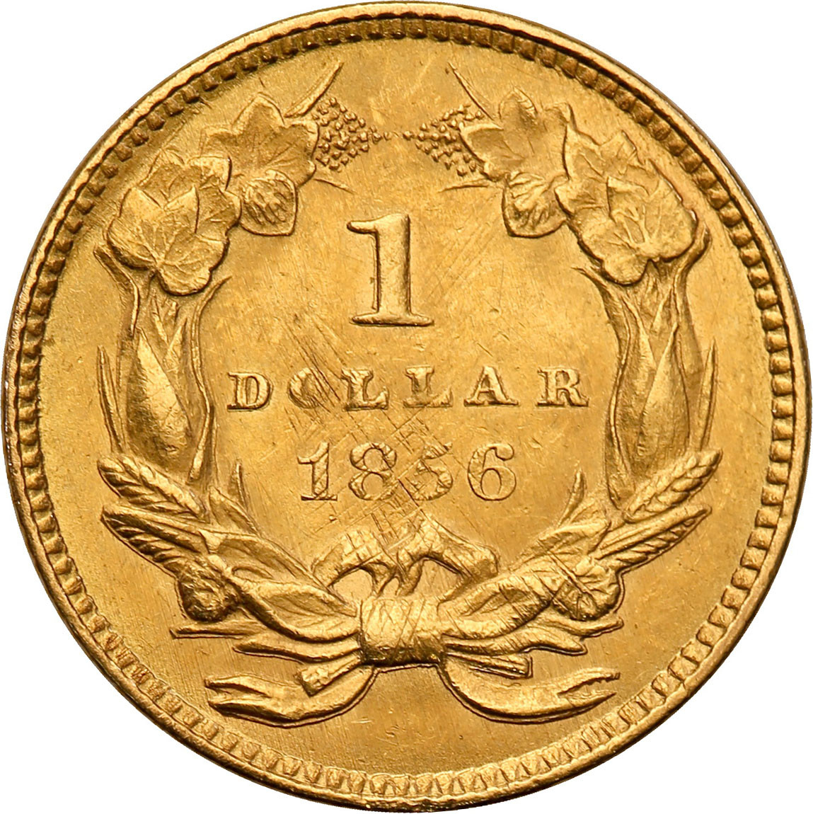 USA. 1 dolar 1856 typ III